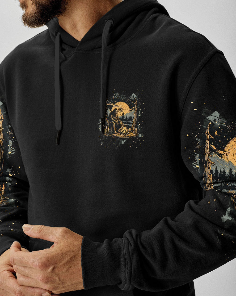  THE CLOSER I GET TO NATURE BIGFOOT ALL OVER PRINT - TLNT2511242