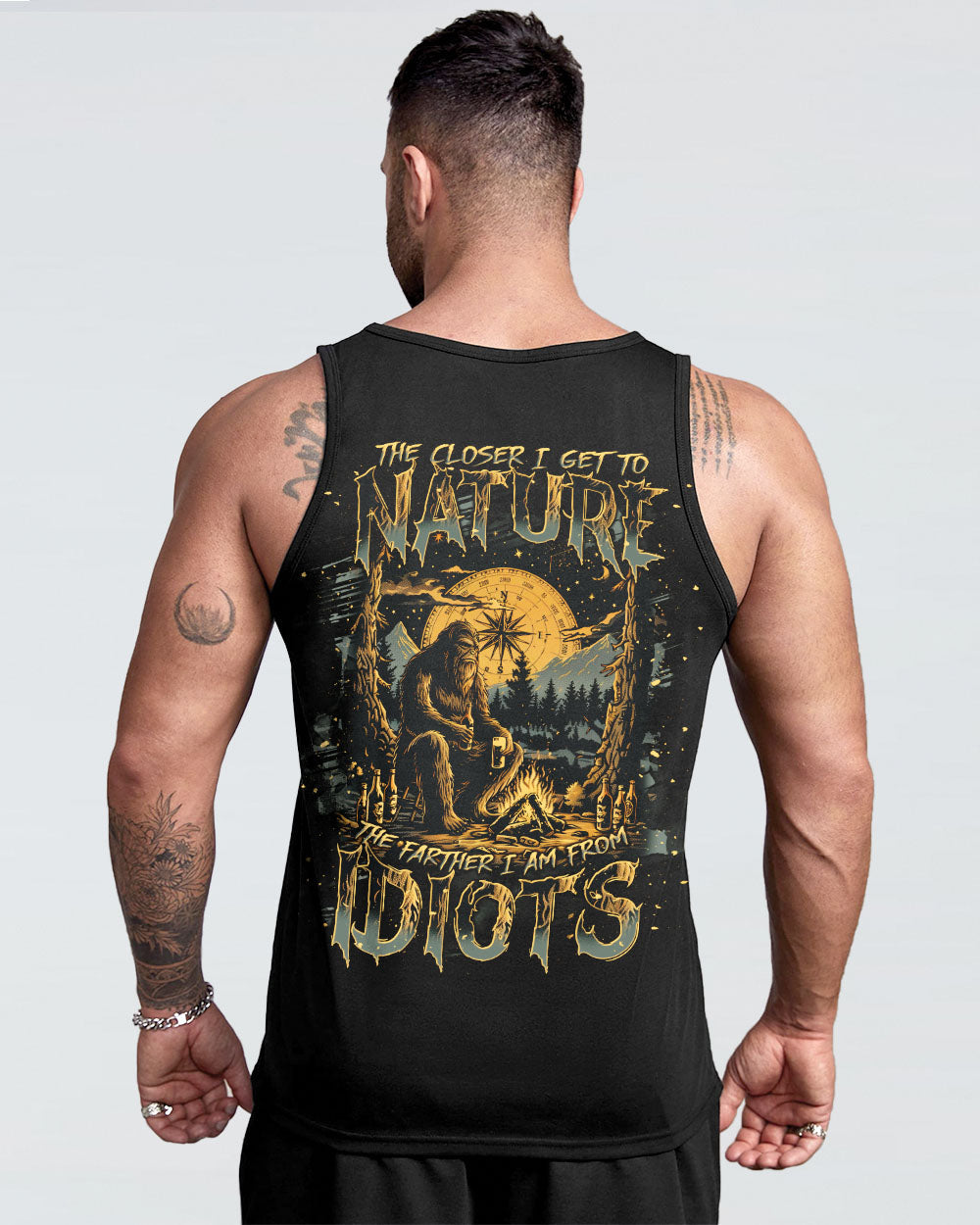  THE CLOSER I GET TO NATURE BIGFOOT ALL OVER PRINT - TLNT2511242