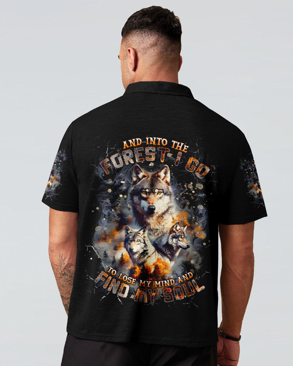 AND INTO THE FOREST I GO WOLF ALL OVER PRINT  - TLNT2701251