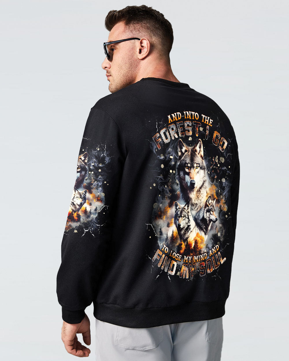 AND INTO THE FOREST I GO WOLF ALL OVER PRINT  - TLNT2701251
