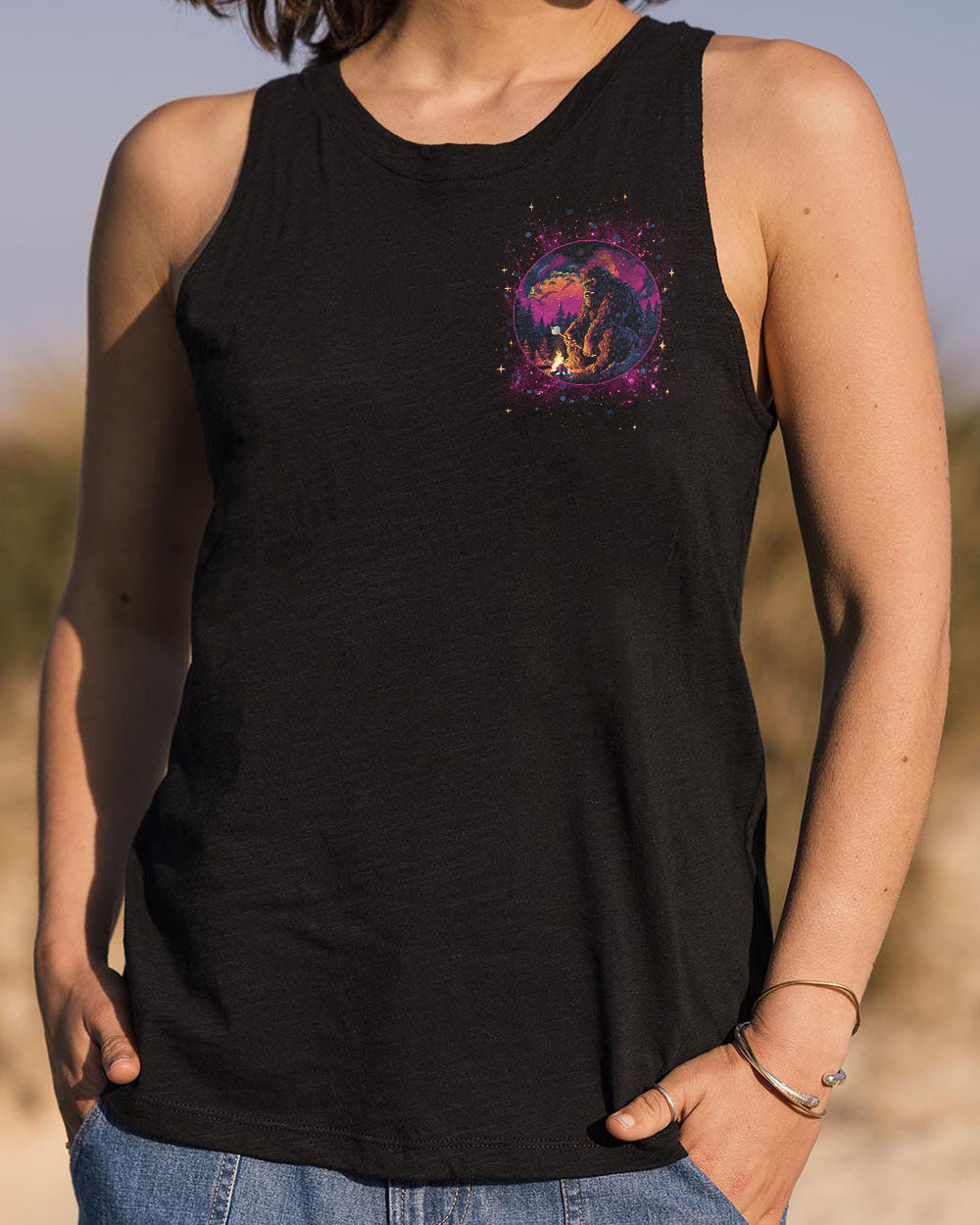 HELLO DARKNESS MY OLD FRIEND BIGFOOT ALL OVER PRINT - TLNT2711251