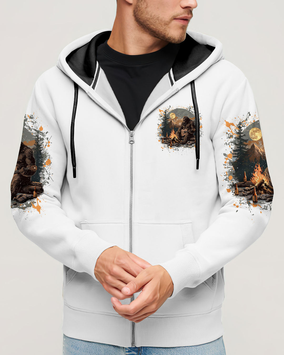 WHAT HAPPENS AT THE CAMPGROUND BIGFOOT ALL OVER PRINT  - TLNZ0312244
