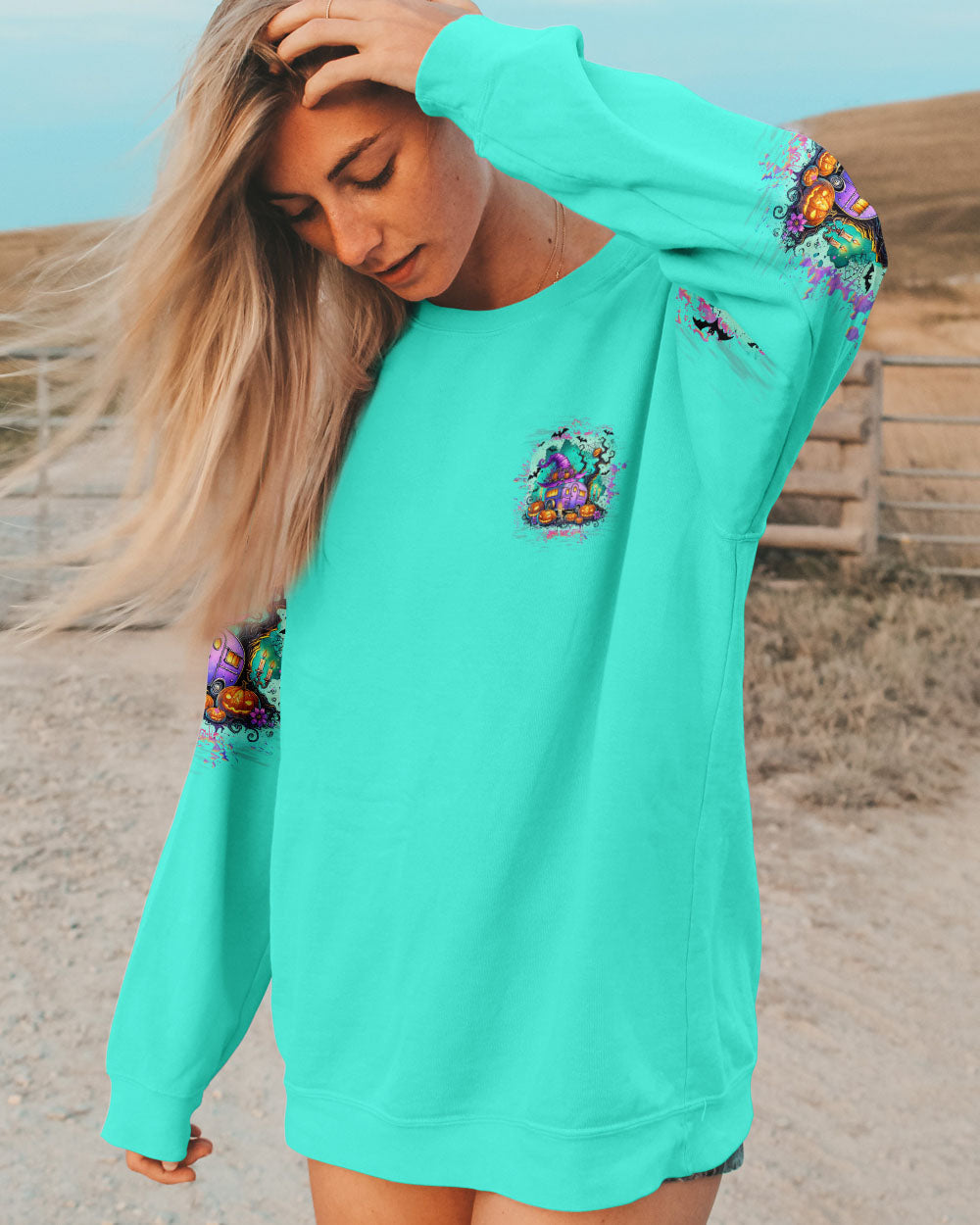 MY BROOM BROKE SO NOW HALLOWEEN CAMPING ALL OVER PRINT - TLNZ0608241