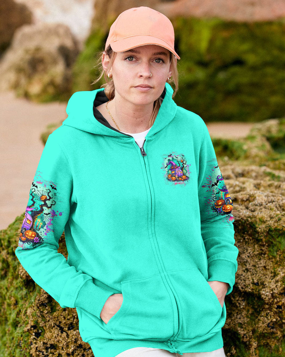 MY BROOM BROKE SO NOW HALLOWEEN CAMPING ALL OVER PRINT - TLNZ0608241