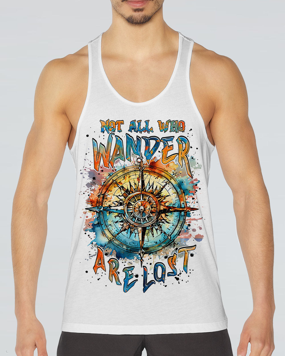 NOT ALL WHO WANDER ARE LOST COMPASS ALL OVER PRINT - TLNZ0703252