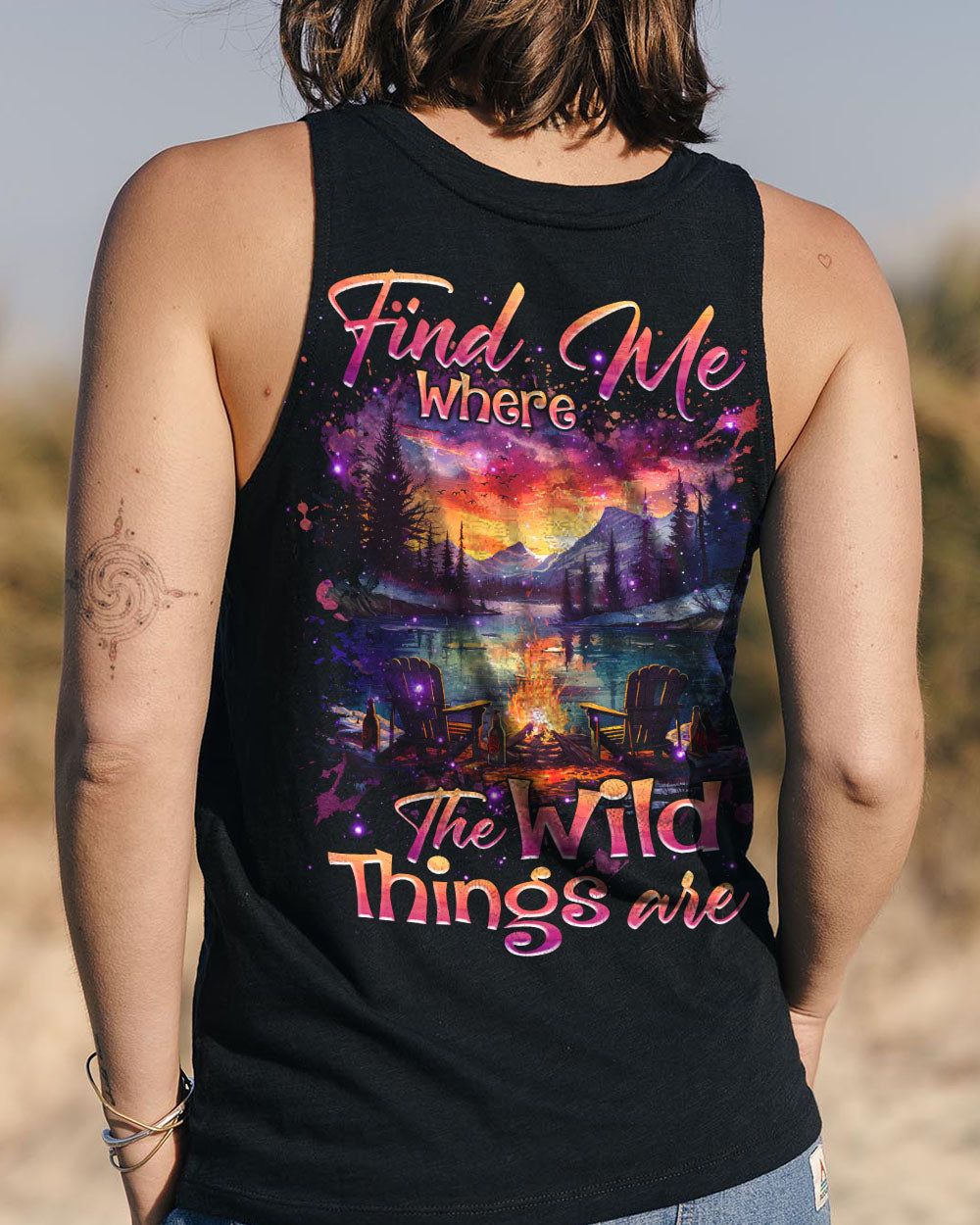 FIND ME WHERE THE WILD THINGS ARE ALL OVER PRINT  - TLNZ0811244