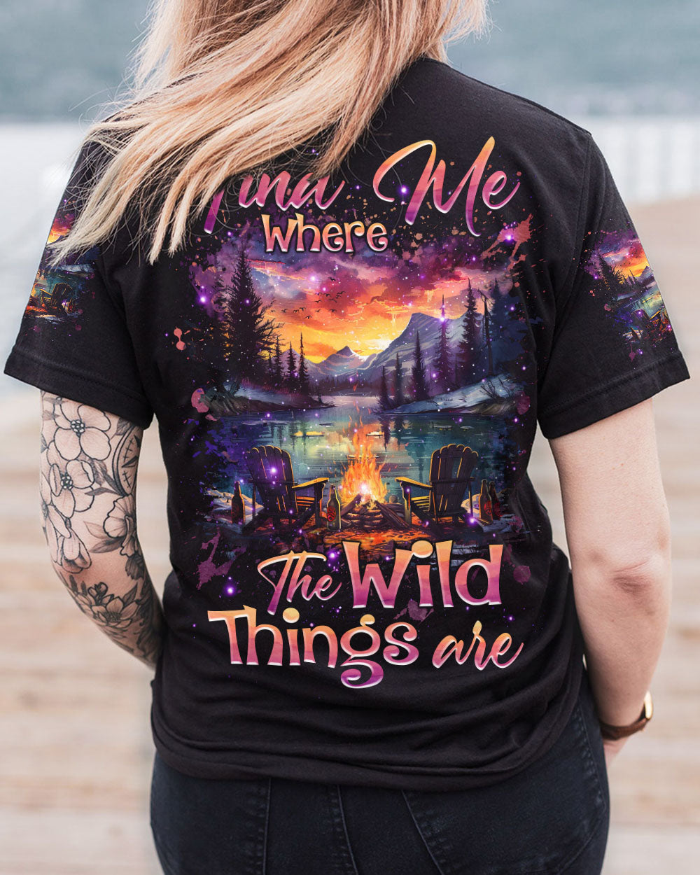  FIND ME WHERE THE WILD THINGS ARE ALL OVER PRINT - TLNZ0811244