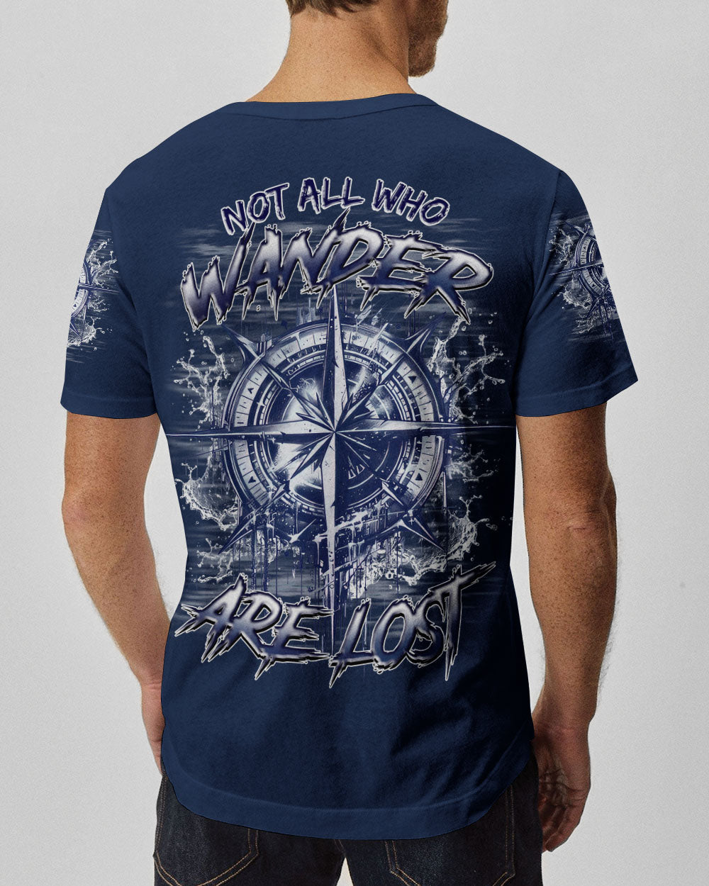 NOT ALL WHO WANDER ARE LOST COMPASS ALL OVER PRINT - TLNZ0904254