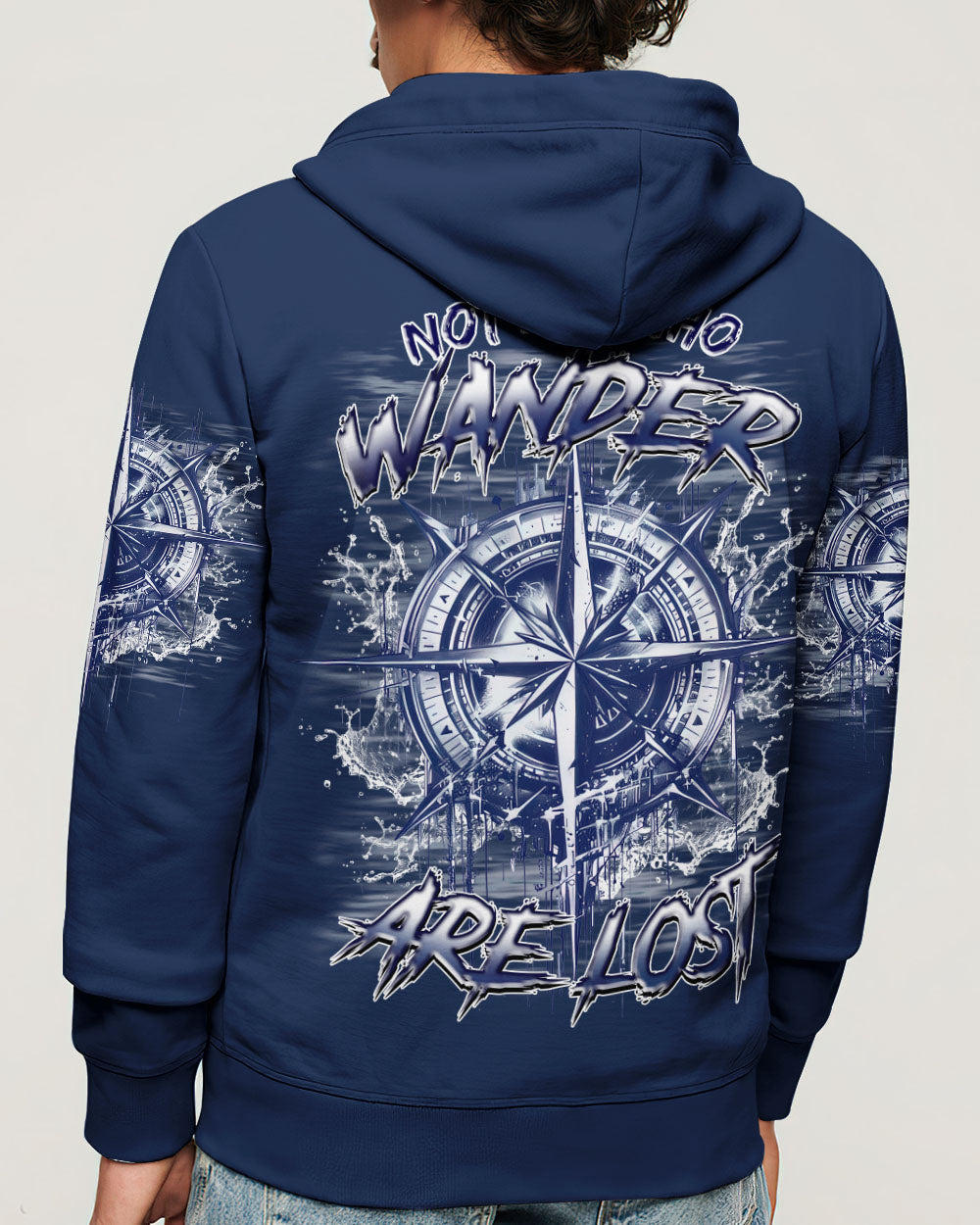 NOT ALL WHO WANDER ARE LOST COMPASS ALL OVER PRINT - TLNZ0904254