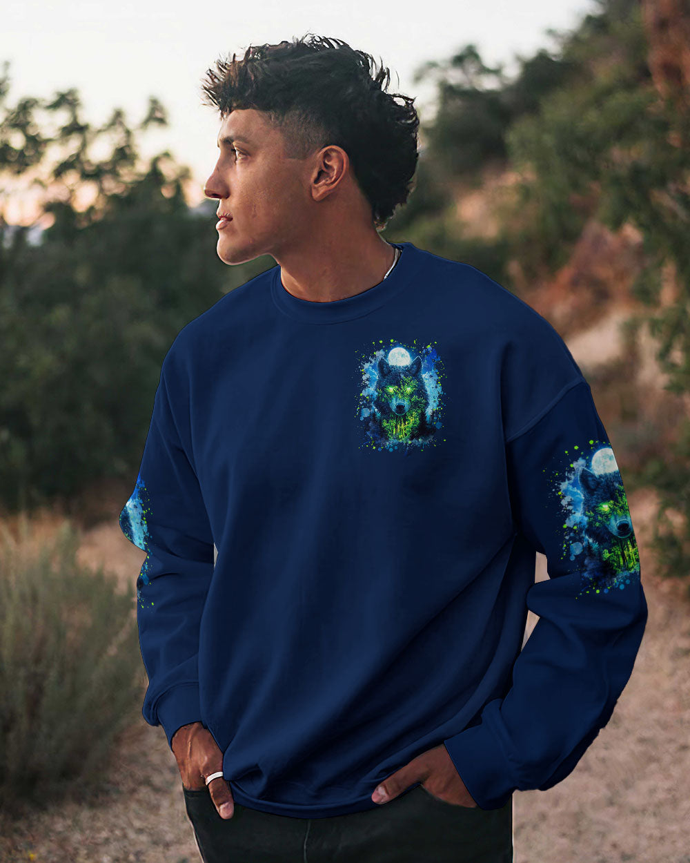 GET LOST IN NATURE WOLF ALL OVER PRINT - TLNZ1004251