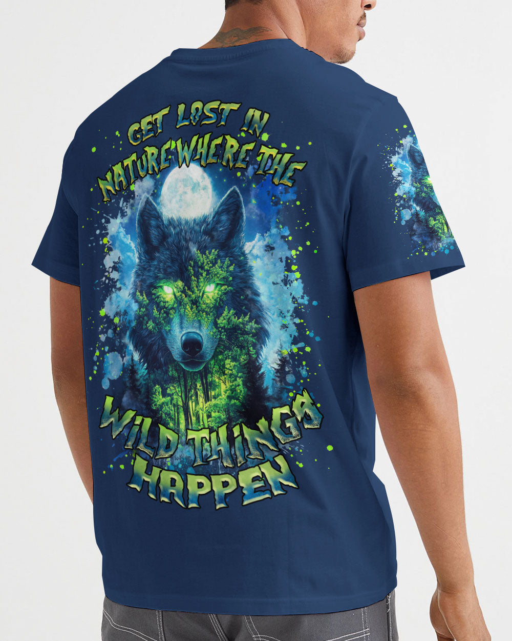 GET LOST IN NATURE WOLF ALL OVER PRINT - TLNZ1004251