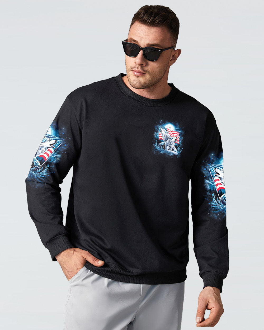 NOT ALL WHO WANDER ARE LOST WOLF ALL OVER PRINT  - TLNZ1007252