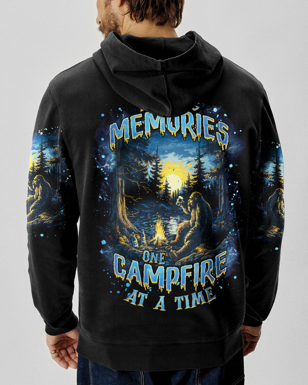 MAKING MEMORIES ONE CAMPFIRE AT A TIME BIGFOOT ALL OVER PRINT - TLNZ1103253