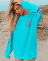 SOME GIRLS ARE JUST BORN SEAHORSE WATERCOLOR ALL OVER PRINT - TLNZ1109252