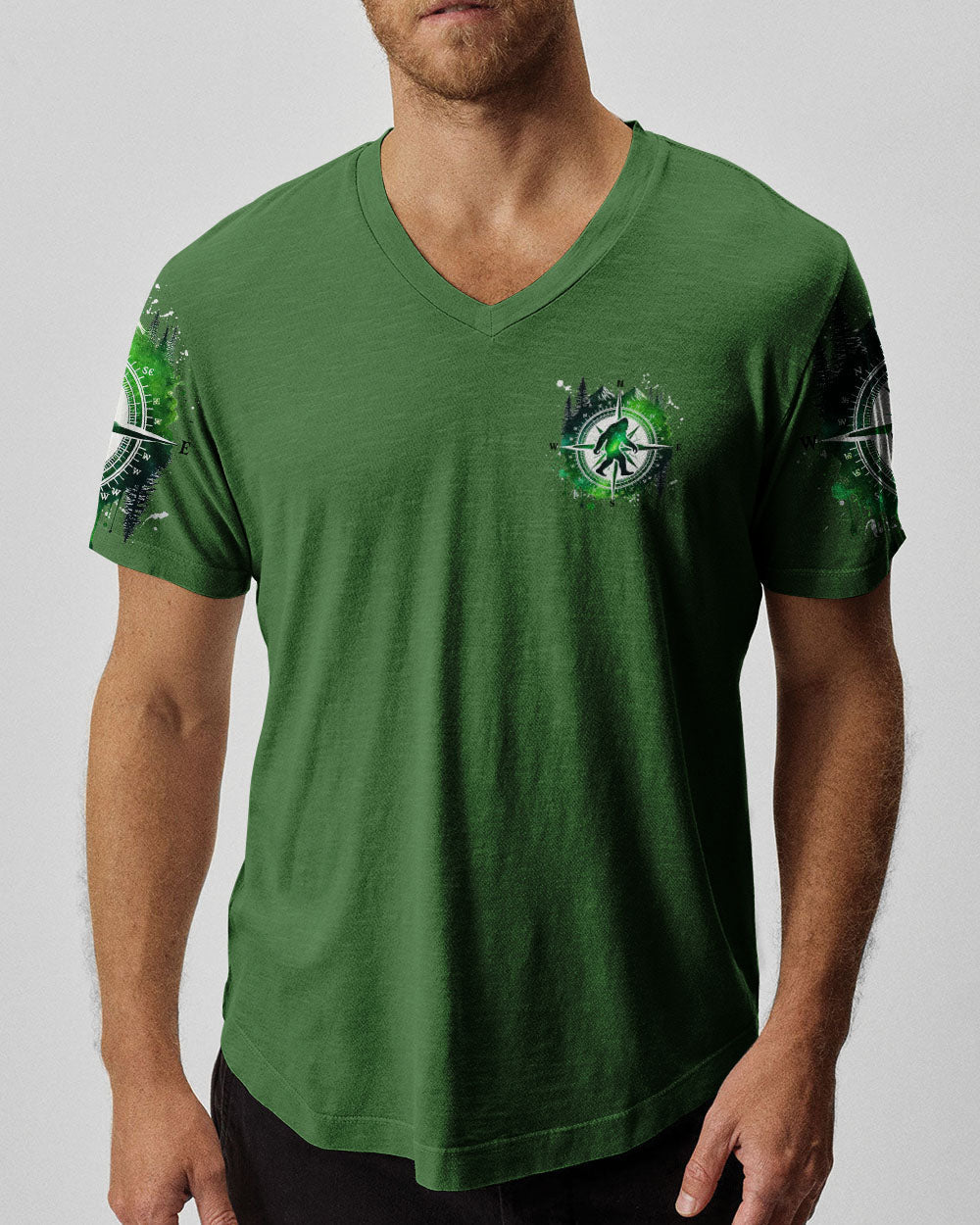 NOT ALL WHO WANDER ARE LOST BIGFOOT COMPASS  ALL OVER PRINT - TLNZ1211244