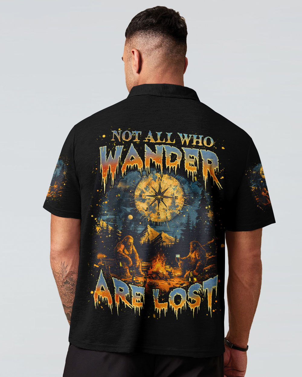 NOT ALL WHO WANDER ARE LOST BIGFOOT ALL OVER PRINT - TLNZ1401254