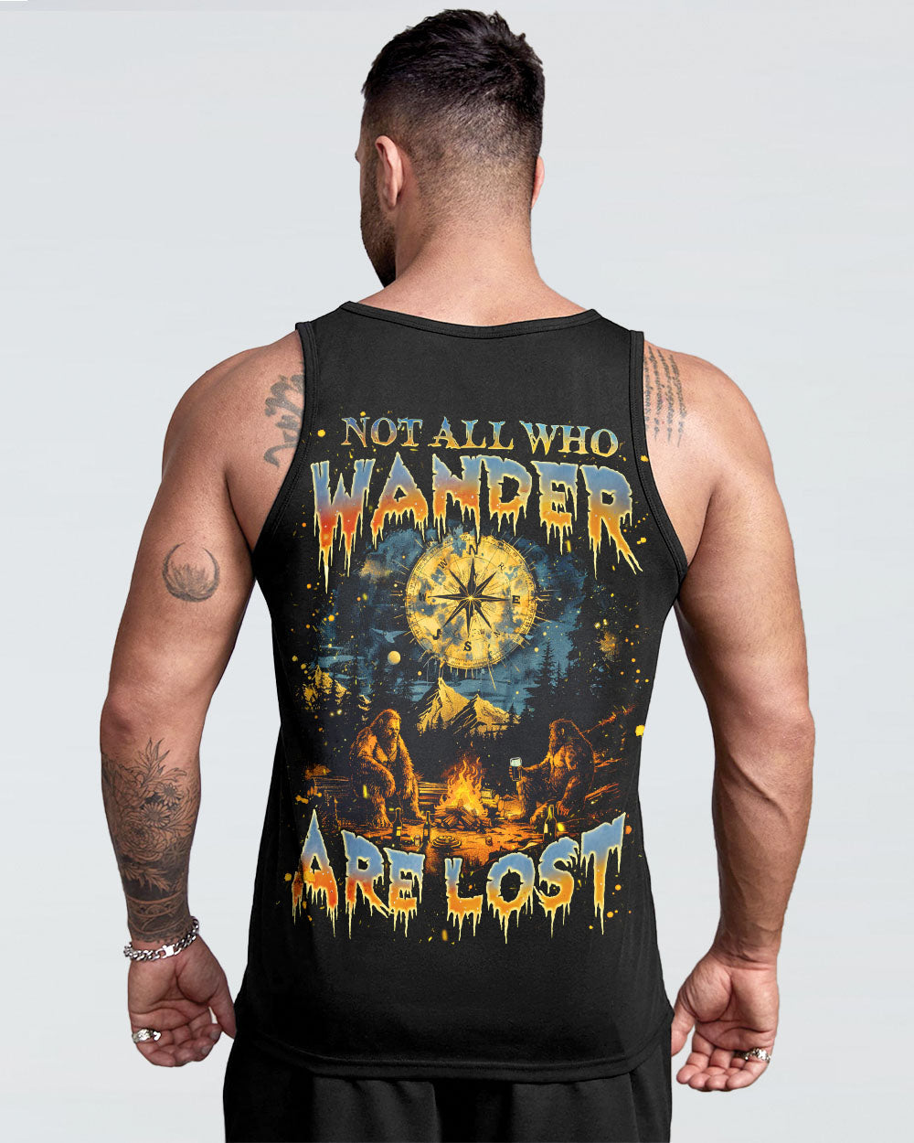 NOT ALL WHO WANDER ARE LOST BIGFOOT ALL OVER PRINT - TLNZ1401254