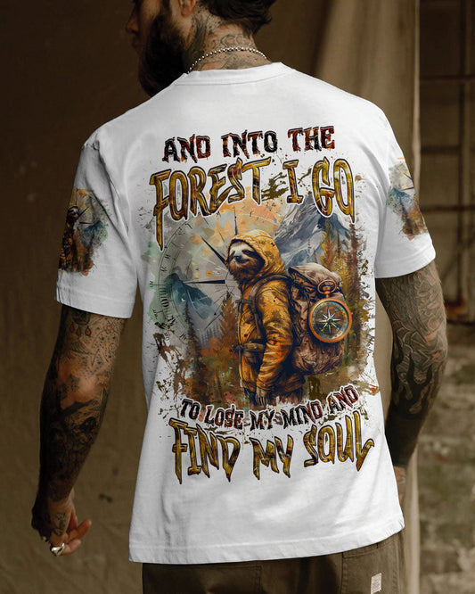 AND INTO THE FOREST I GO SLOTH ALL OVER PRINT  - TLNZ1803253