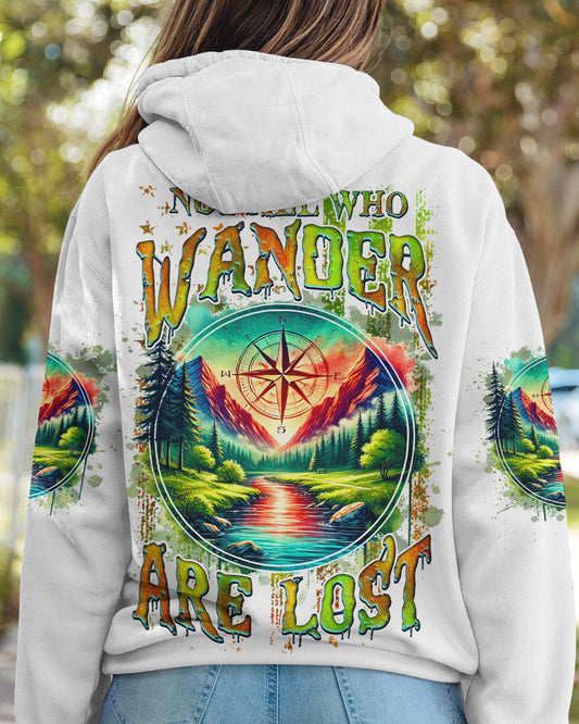 NOT ALL WHO WANDER ARE LOST COMPASS ALL OVER PRINT - TLNZ1809241