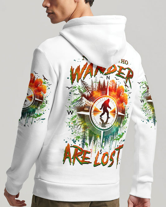 NOT ALL WHO WANDER ARE LOST BIGFOOT COMPASS ALL OVER PRINT  - TLNZ1912244