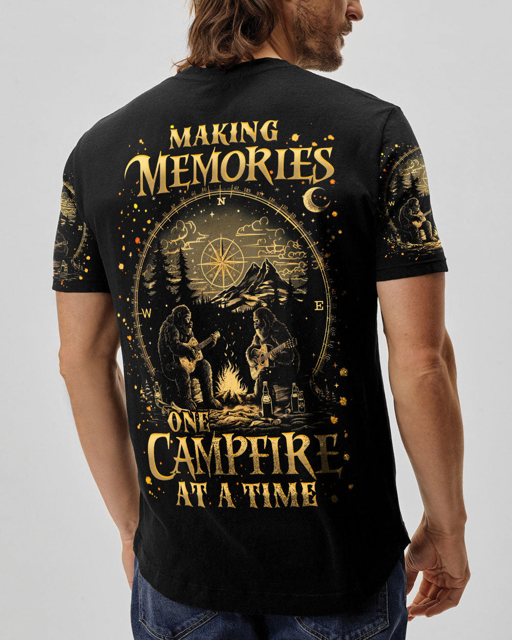MAKING MEMORIES ONE CAMPFIRE AT A TIME BIGFOOT ALL OVER PRINT - TLNZ2011241