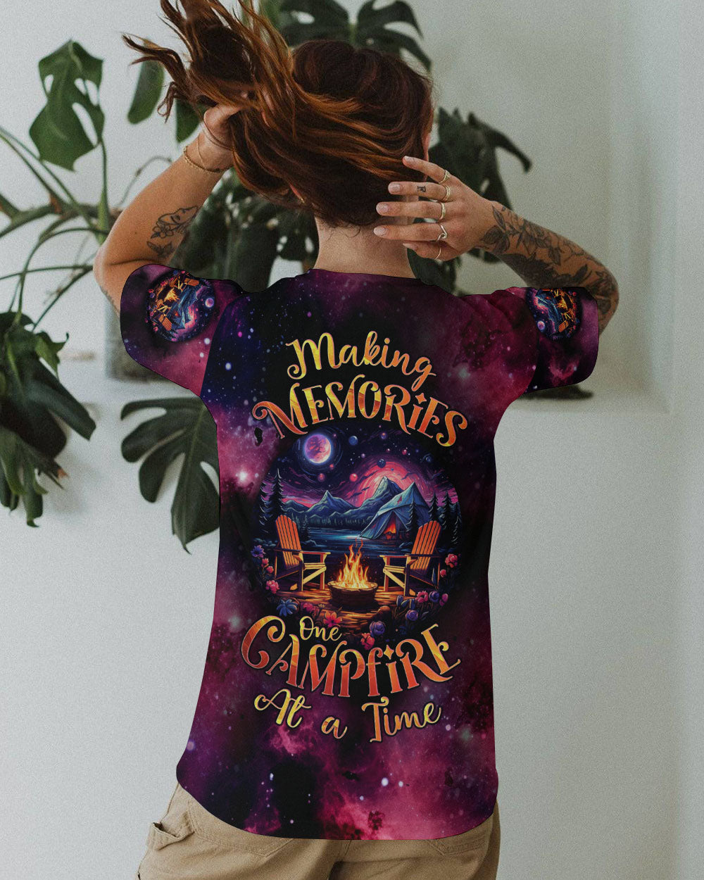 MAKING MEMORIES ONE CAMPFIRE AT A TIME ALL OVER PRINT - TLNZ2108244