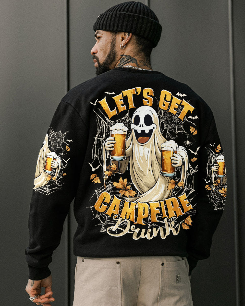 LET'S GET CAMPFIRE DRUNK BOO HALLOWEEN ALL OVER PRINT - TLNZ2108252