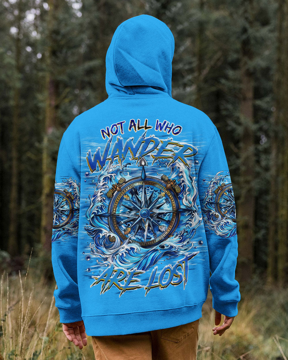 NOT ALL WHO WANDER ARE LOST COMPASS ALL OVER PRINT - TLNZ2203252
