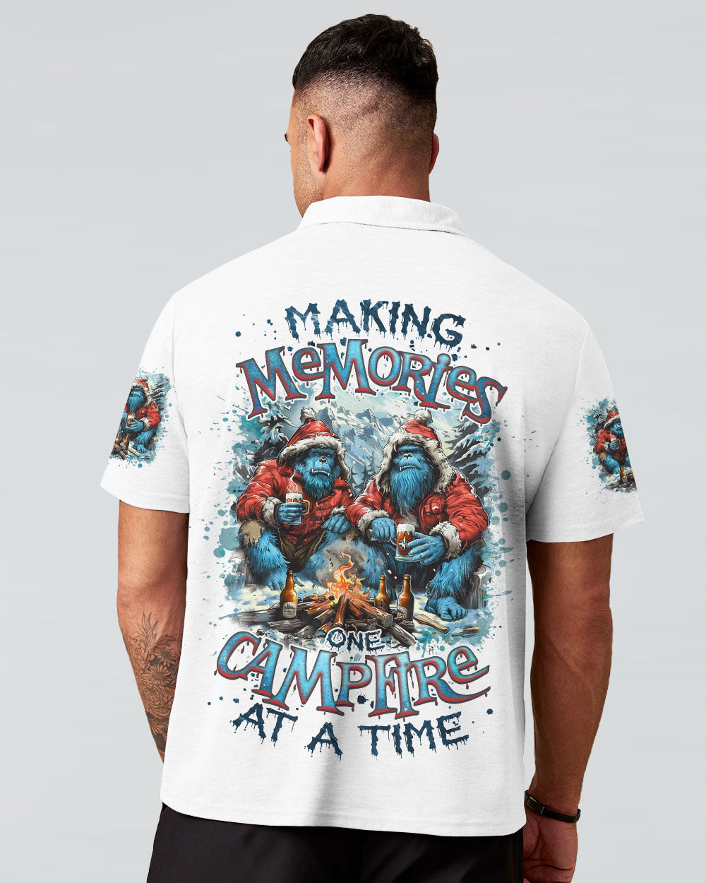 MAKING MEMORIES ONE CAMPFIRE AT A TIME BIGFOOT  ALL OVER PRINT - TLNZ2310241