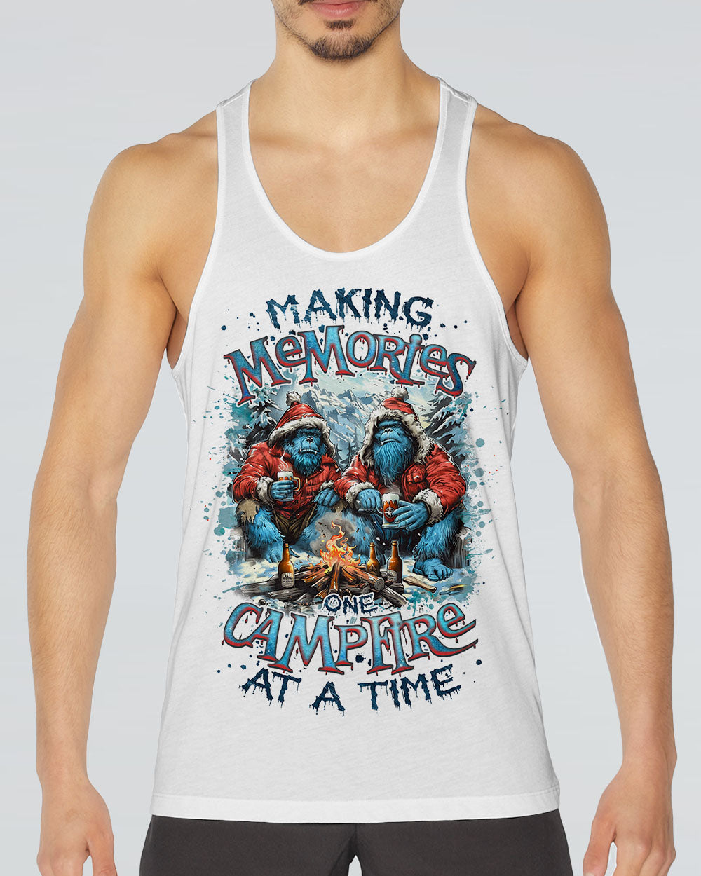 MAKING MEMORIES ONE CAMPFIRE AT A TIME BIGFOOT  ALL OVER PRINT - TLNZ2310241