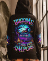 BROOMS ARE FOR AMATEURS HALLOWEEN ALL OVER PRINT - TLNZ2407251