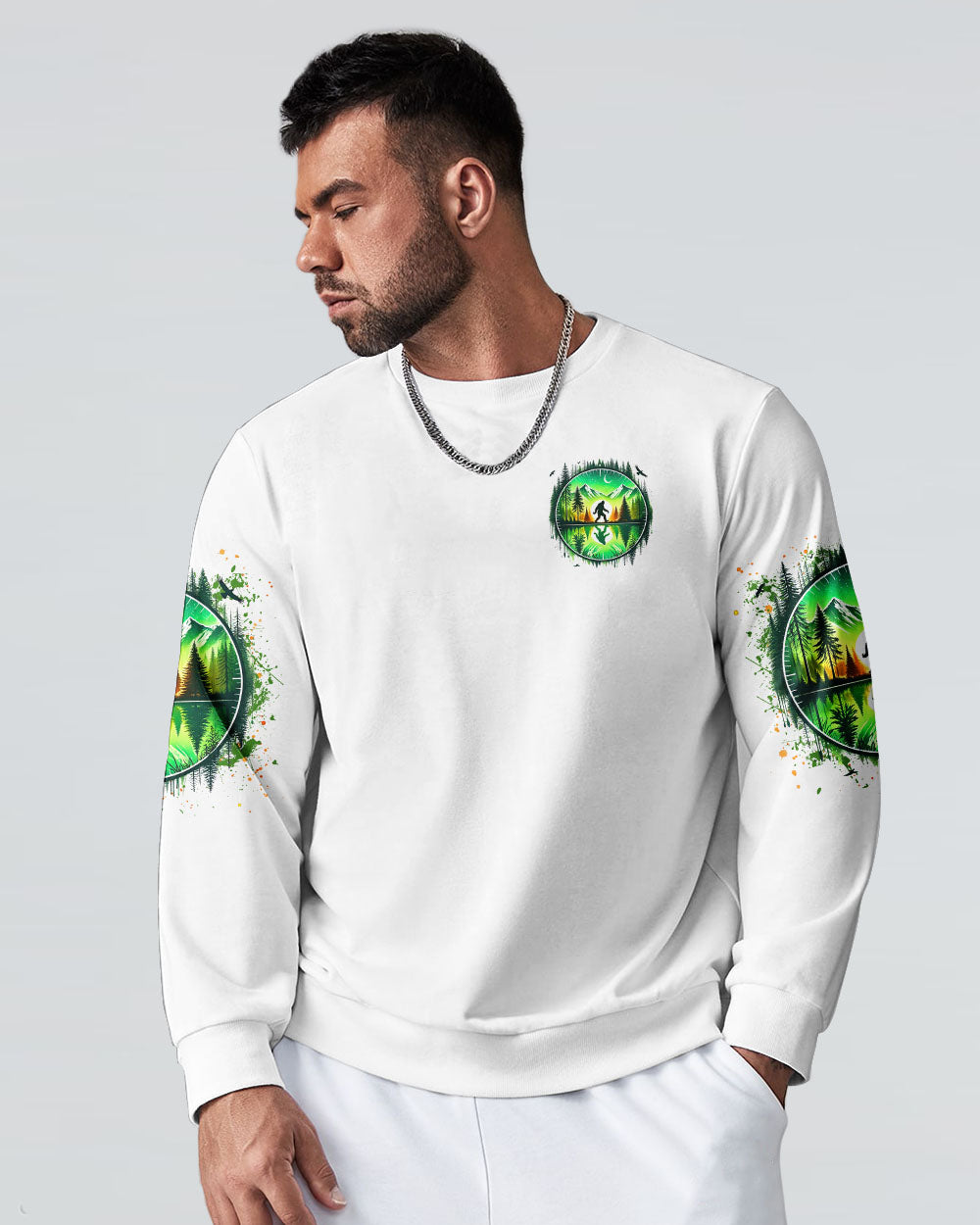 AND INTO THE FOREST I GO BIGFOOT ALL OVER PRINT - TLNZ2412244
