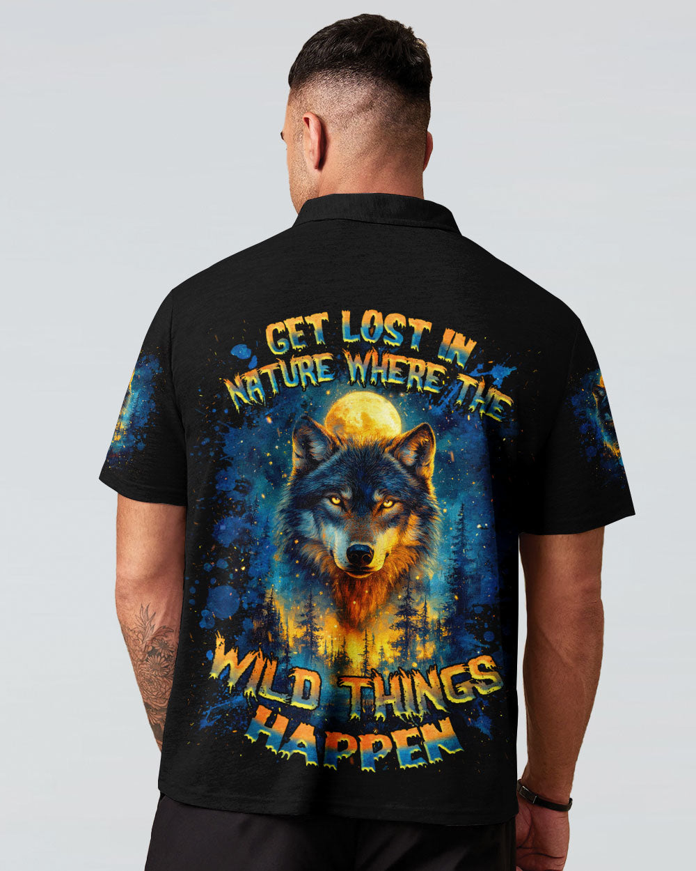 GET LOST IN NATURE WOLF ALL OVER PRINT - TLNZ2503254