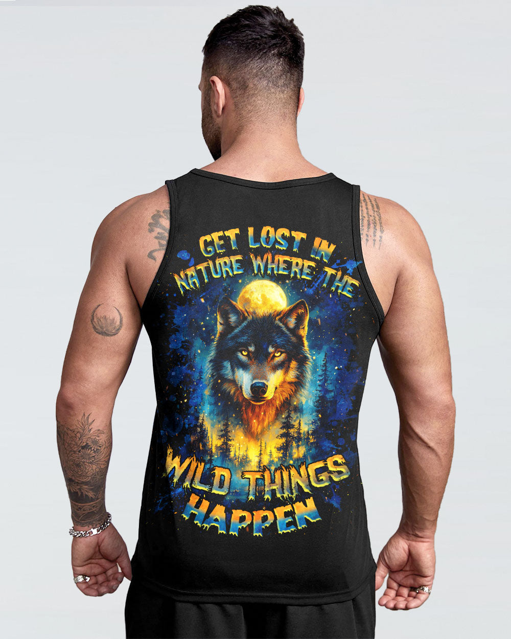 GET LOST IN NATURE WOLF ALL OVER PRINT - TLNZ2503254
