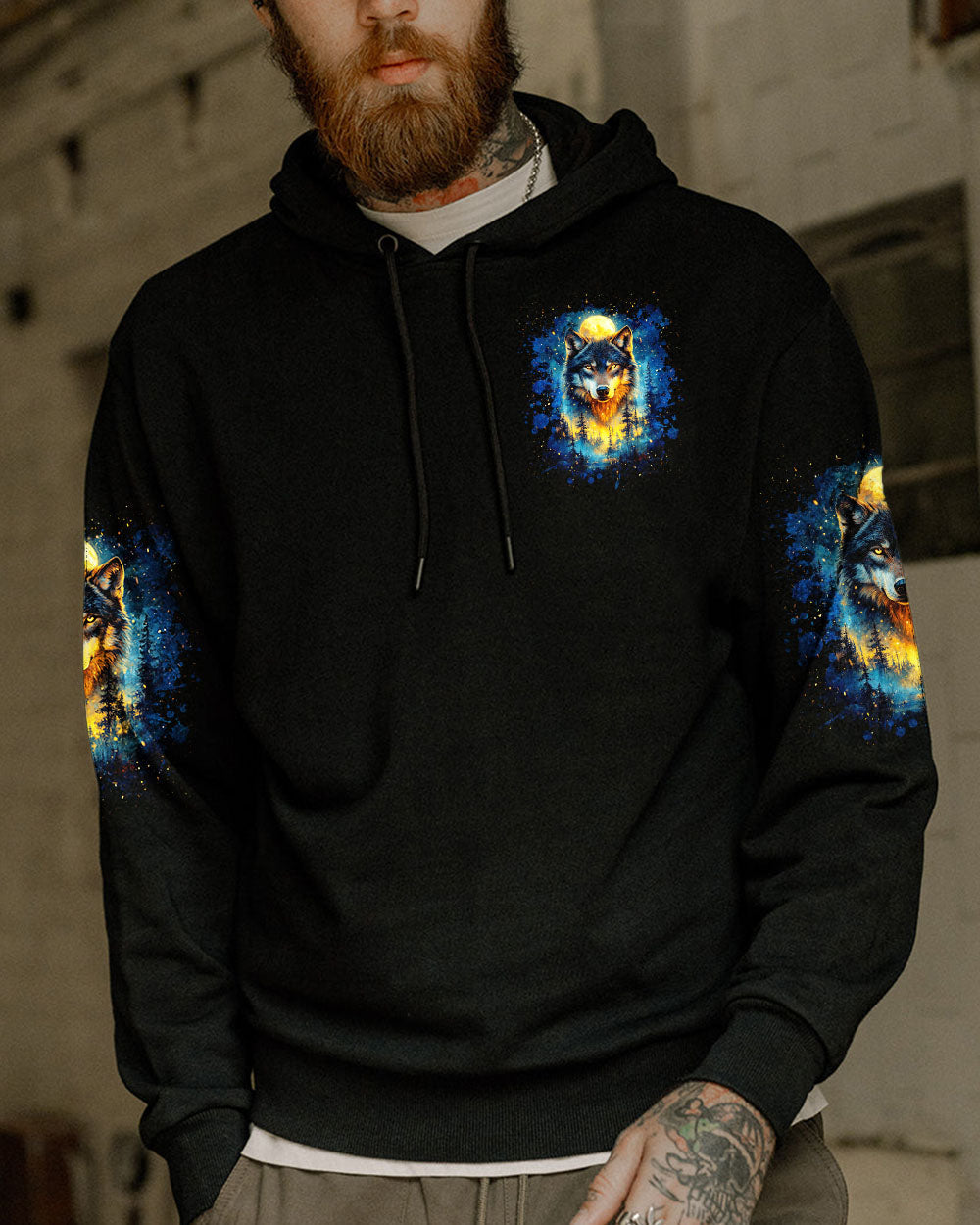 GET LOST IN NATURE WOLF ALL OVER PRINT - TLNZ2503254