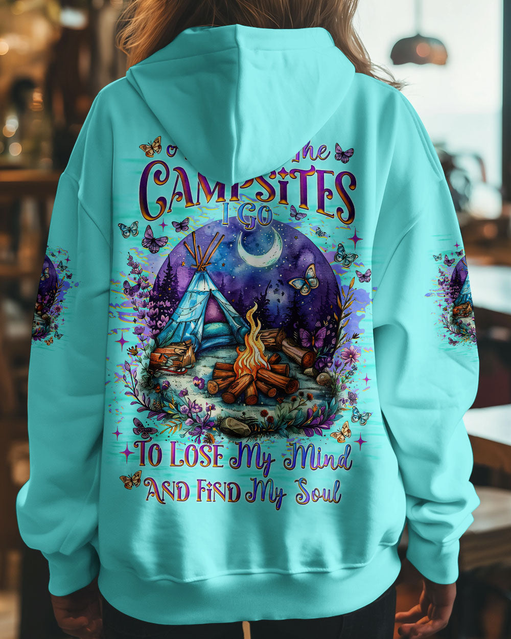  AND INTO THE CAMPSITES I GO ALL OVER PRINT - TLNZ2609241
