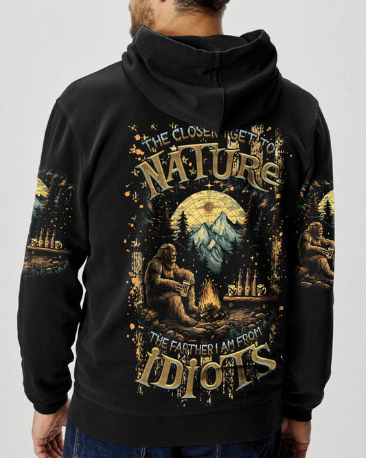 THE CLOSER I GET TO NATURE BIGFOOT COMPASS ALL OVER PRINT - TLNZ2908244