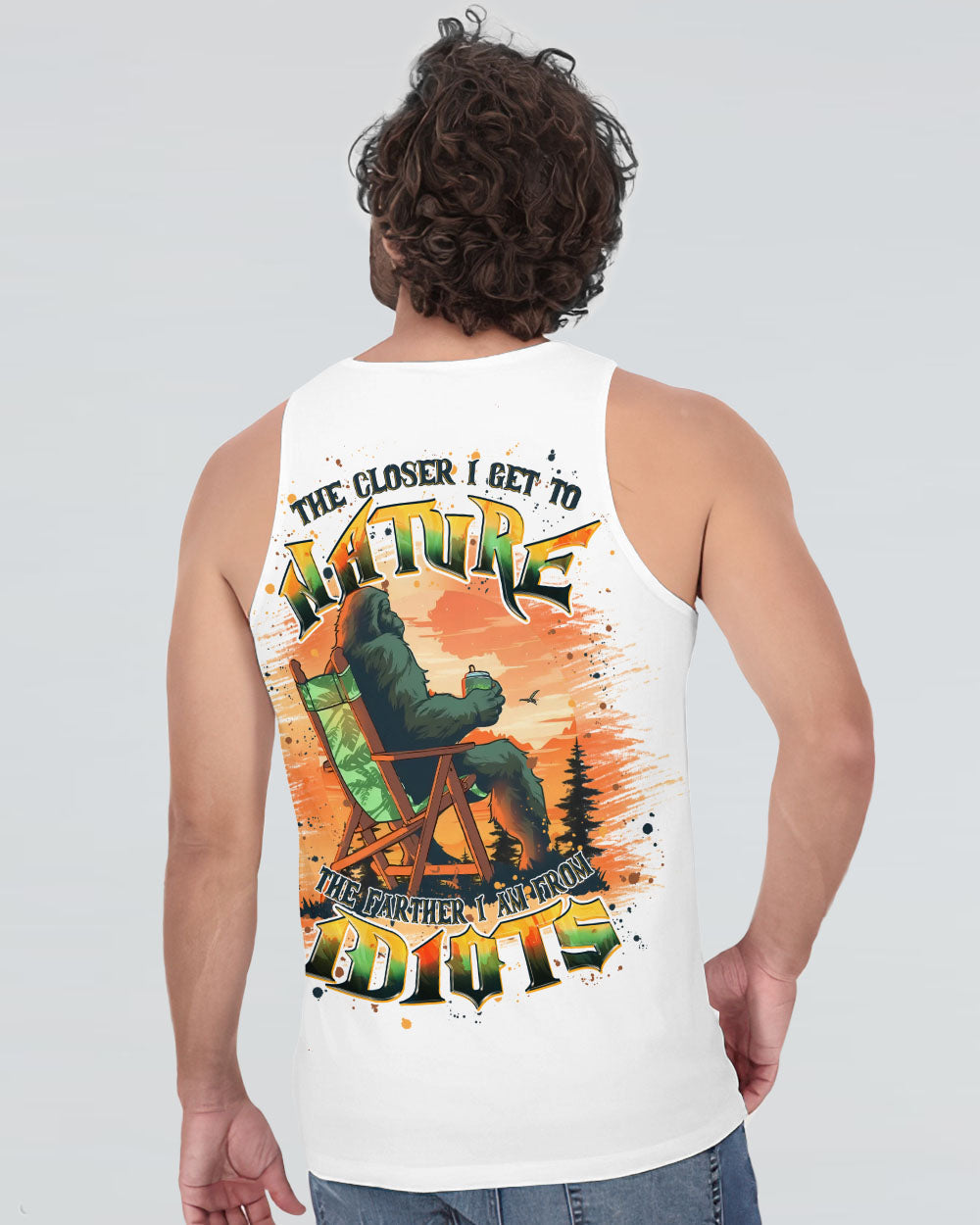 THE CLOSER I GET TO NATURE BIGFOOT ALL OVER PRINT - TLPQ0111241