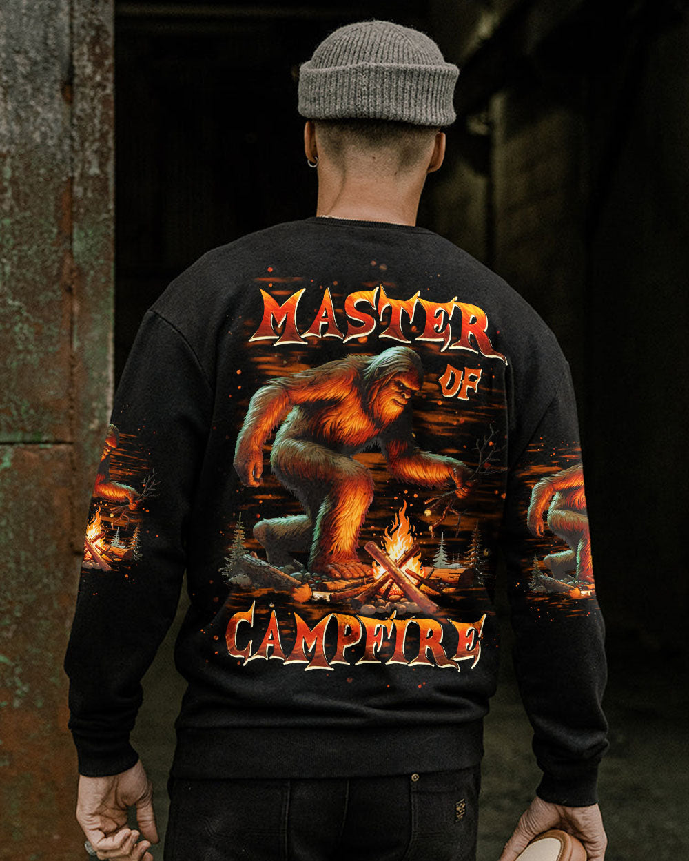 MASTER OF CAMPFIRE BIGFOOT  ALL OVER PRINT - TLPQ0211245