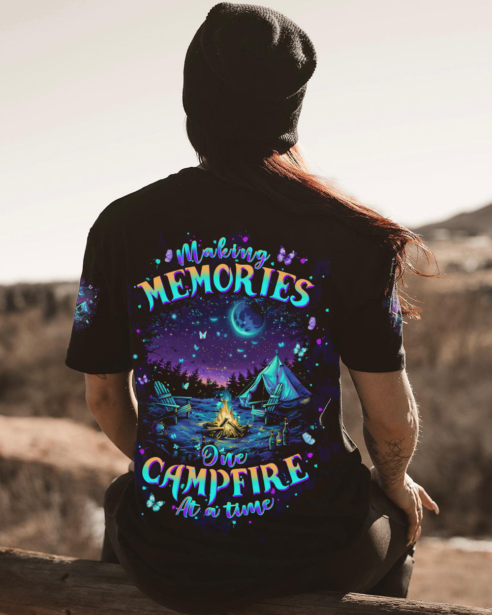 MAKING MEMORIES ONE CAMPFIRE AT A TIME ALL OVER PRINT - TLPQ0310241