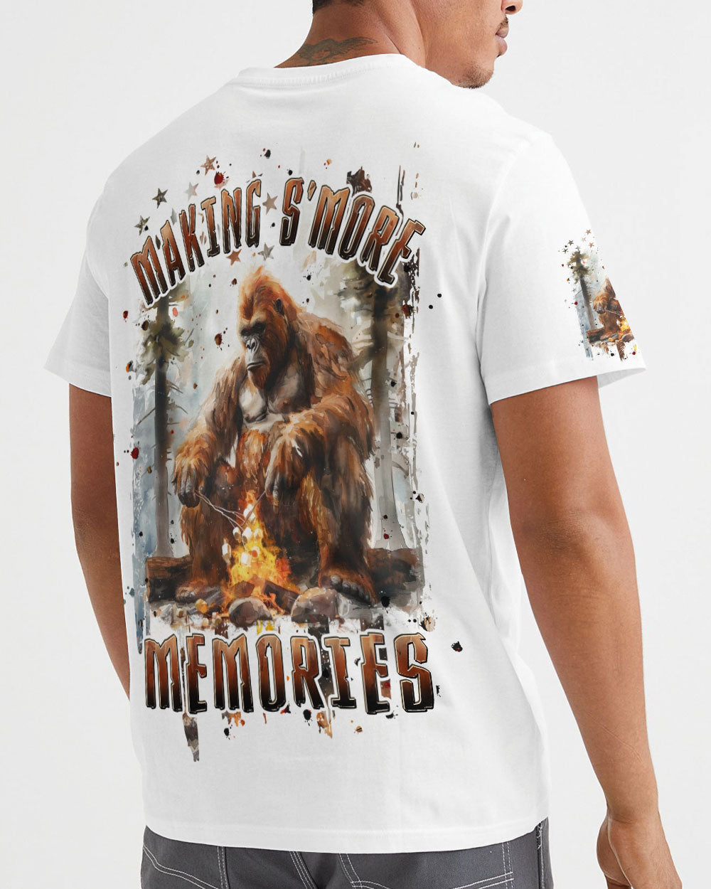 MAKING S'MORE MEMORIES BIGFOOT ALL OVER PRINT - TLPQ1209244
