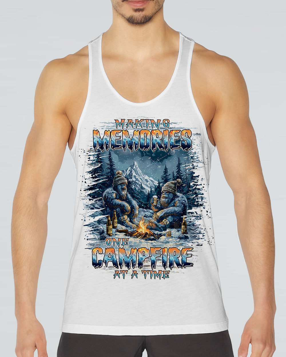 MAKING MEMORIES ONE CAMPFIRE AT A TIME BIGFOOT ALL OVER PRINT  - TLPQ1210241