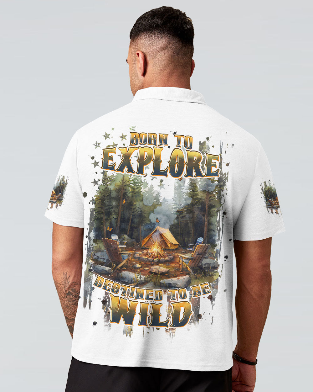 BORN TO EXPLORE DESTINED TO BE WILD ALL OVER PRINT - TLPQ1709244