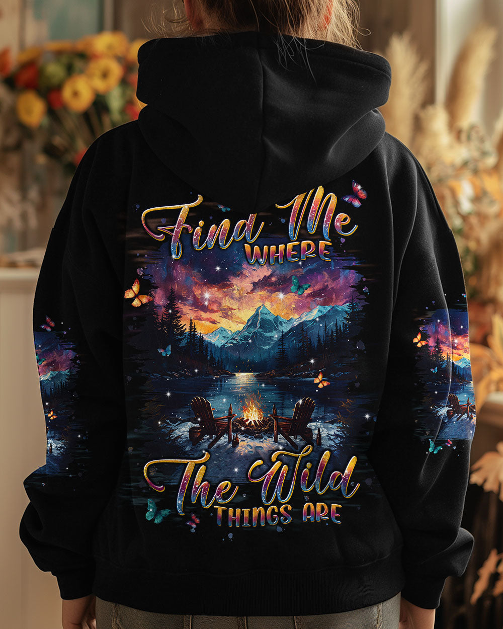 FIND ME WHERE THE WILD THINGS ARE ALL OVER PRINT  - TLPQ1810241