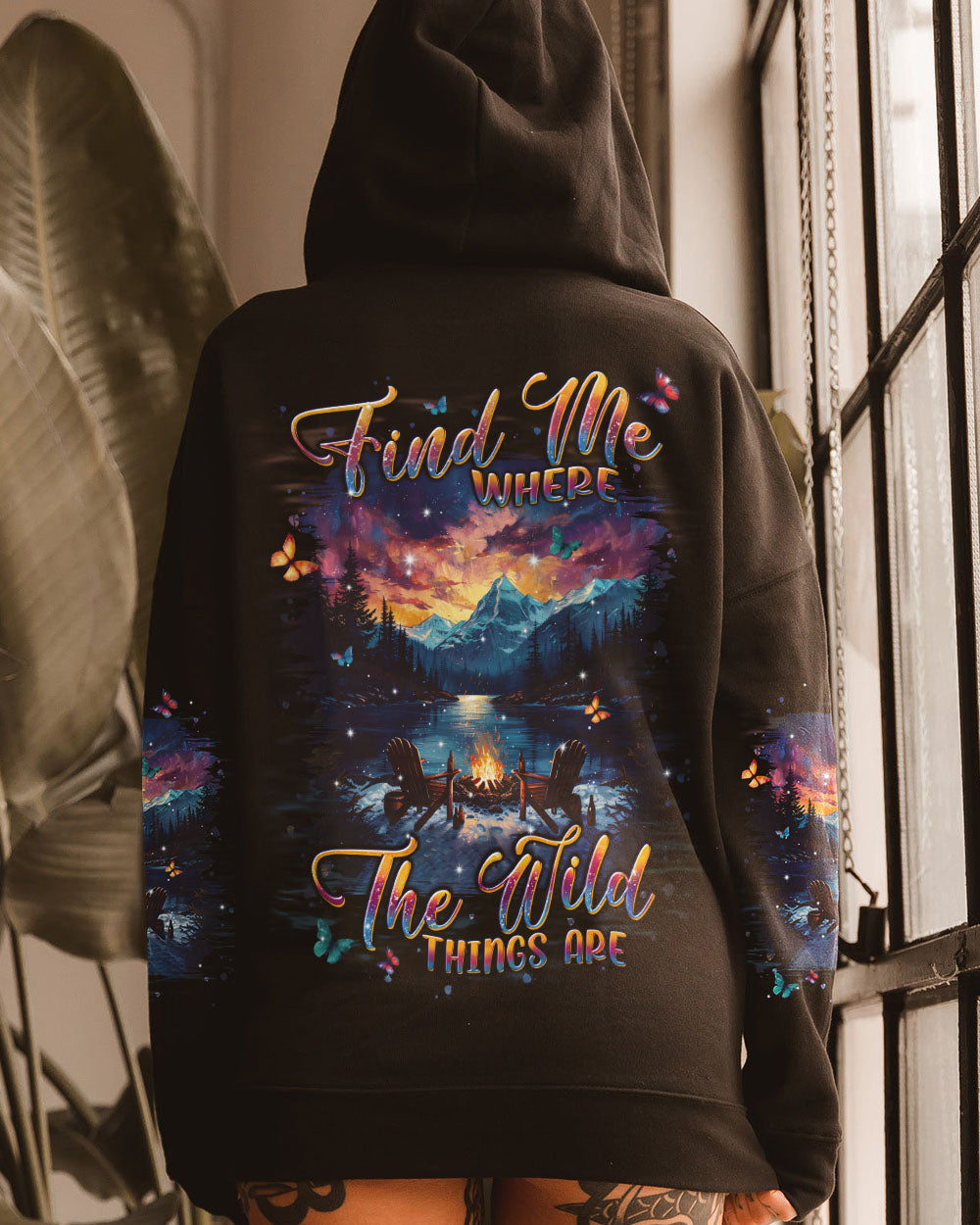 FIND ME WHERE THE WILD THINGS ARE ALL OVER PRINT  - TLPQ1810241