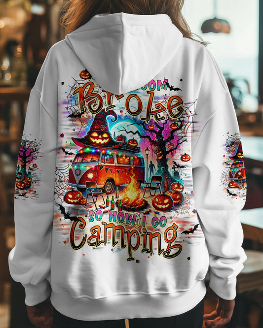 MY BROOM BROKE SO NOW HALLOWEEN CAMPING ALL OVER PRINT - TLPQ2908243