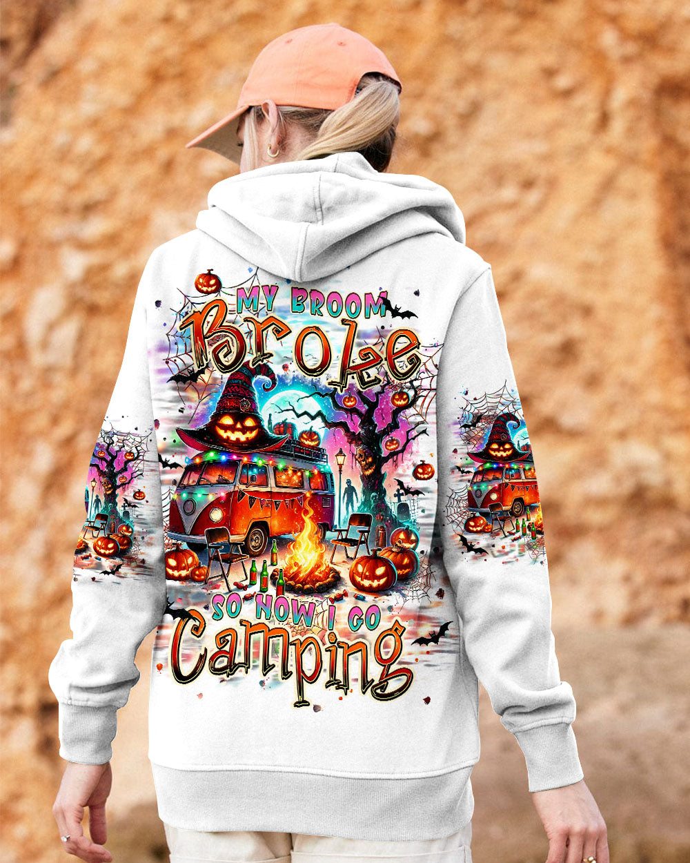 MY BROOM BROKE SO NOW HALLOWEEN CAMPING ALL OVER PRINT - TLPQ2908243