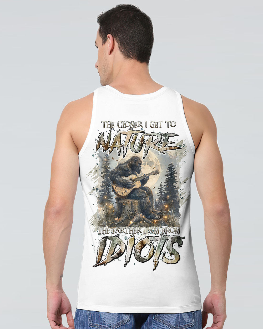 THE CLOSER I GET TO NATURE BIGFOOT GUITAR ALL OVER PRINT - TLTR0508244