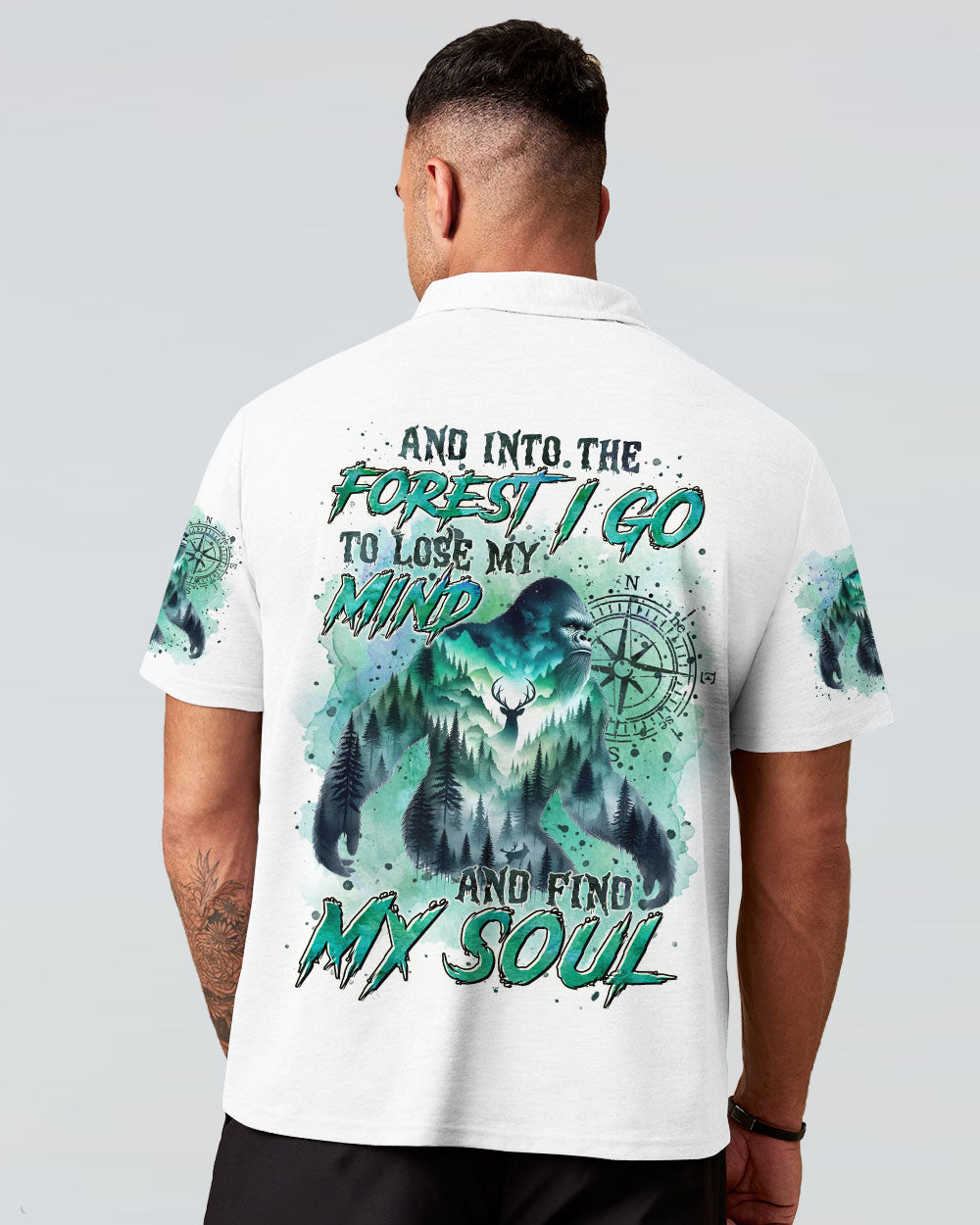 AND INTO THE FOREST I GO BIGFOOT ALL OVER PRINT - TLTR0511242