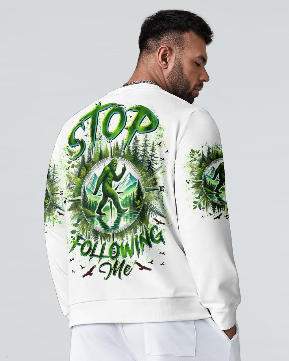 STOP FOLLOWING ME BIGFOOT ALL OVER PRINT - TLTR0802252